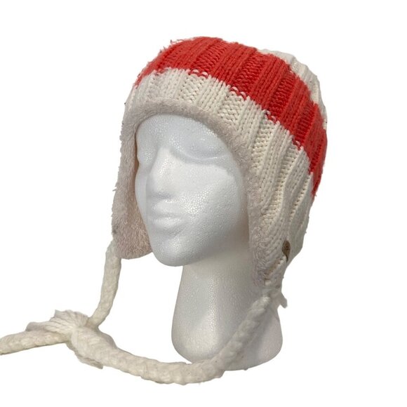 Columbia Knit Beanies Set 2 Stripes Designs unisex blue yellow orange ecru white - Picture 5 of 16